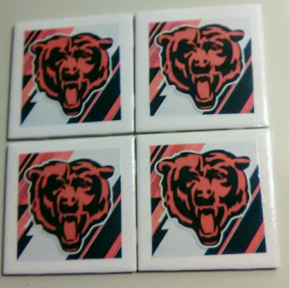 Chicago Bears Coasters